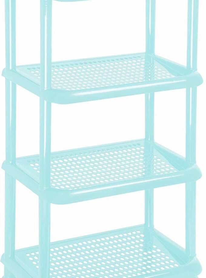 Light Duty Plastic Storage Racks (Rectangular Rack, Teal)